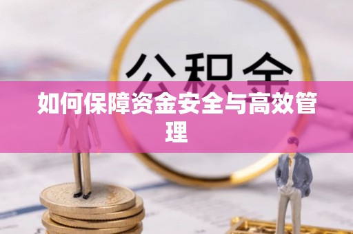 锡林郭勒盟如何保障资金安全与高效管理