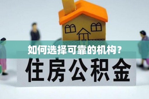 锡林郭勒盟如何选择可靠的机构？