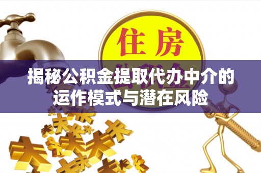 锡林郭勒盟揭秘公积金提取代办中介的运作模式与潜在风险