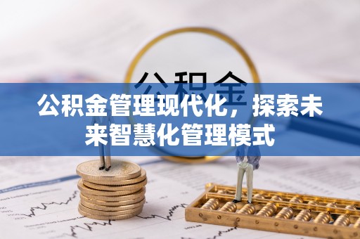 锡林郭勒盟公积金管理现代化，探索未来智慧化管理模式