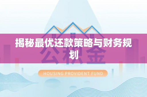 锡林郭勒盟揭秘最优还款策略与财务规划