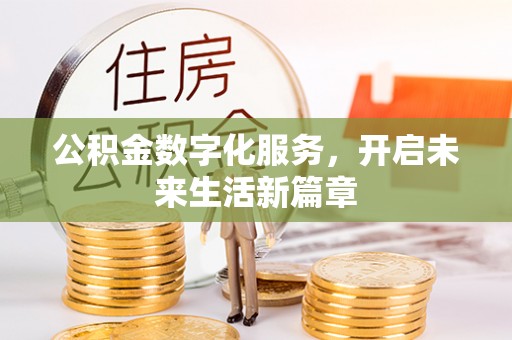 锡林郭勒盟公积金数字化服务，开启未来生活新篇章